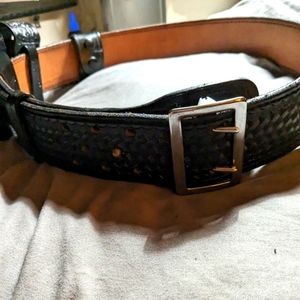 Ryno gear black leather belt